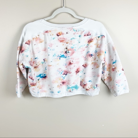 Rebecca Taylor 3/4 Sleeve Poppy Sweatshirt Size S - Picture 6 of 8